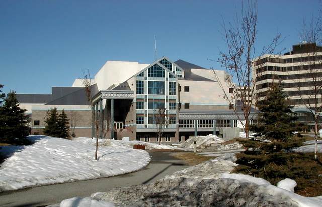 Alaska Center for the Performing Arts, late winter