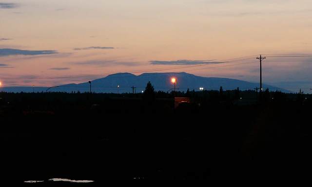 Mt Susitna after midnight