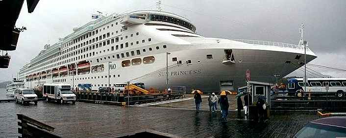 Sun Princess at Ketchikan