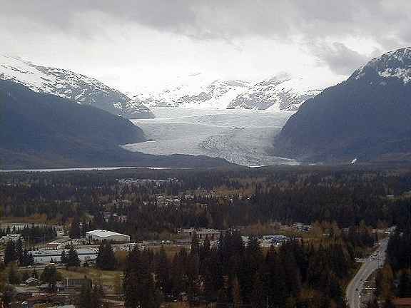 Final view of Mendenhall Glacier