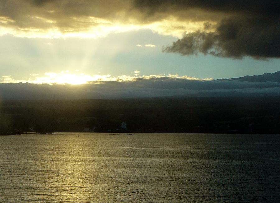 Sunset over Hilo