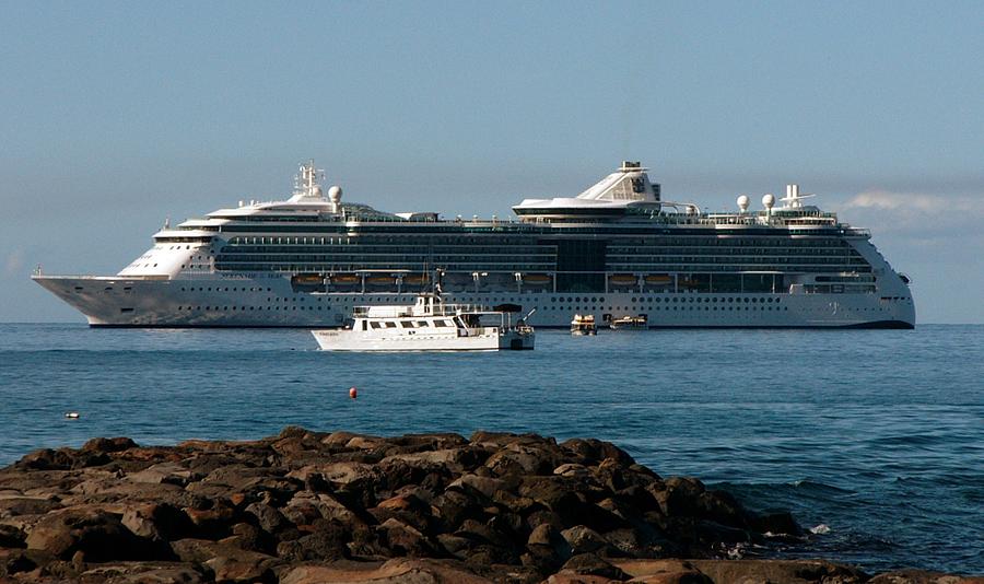The Serenade of the Seas as seen from Lahaina