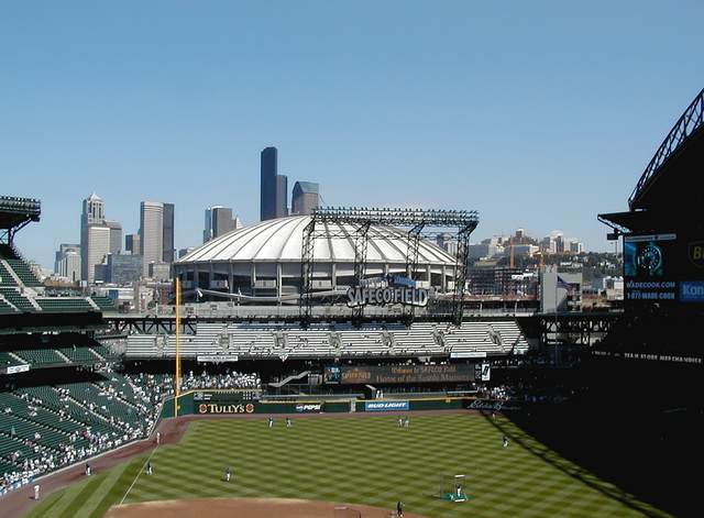 Downtown Seattle and the Kingdome