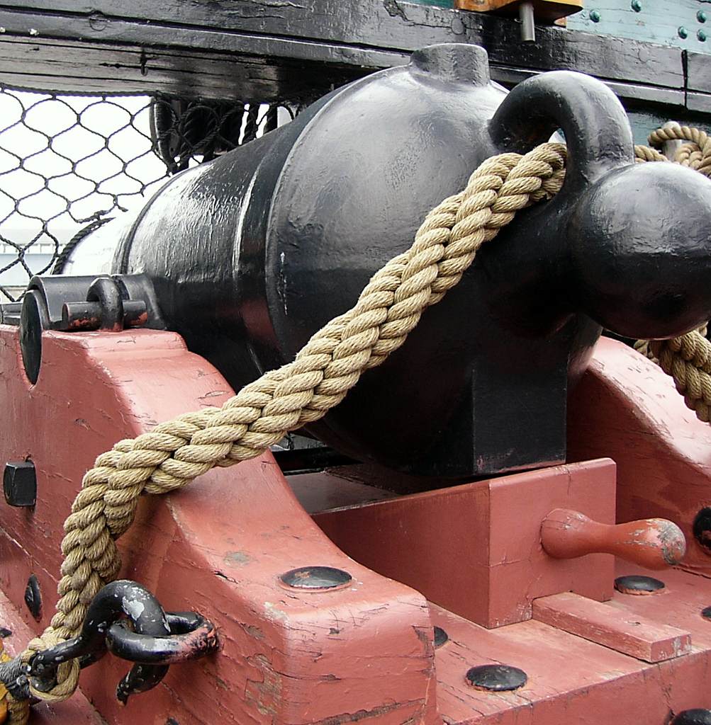 On board the Constitution