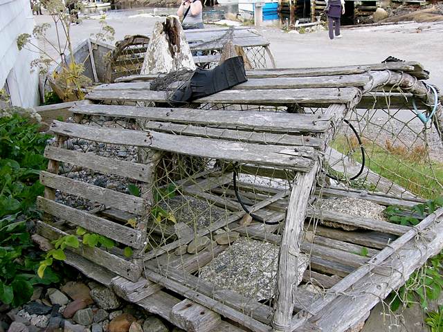 Traditional lobster trap