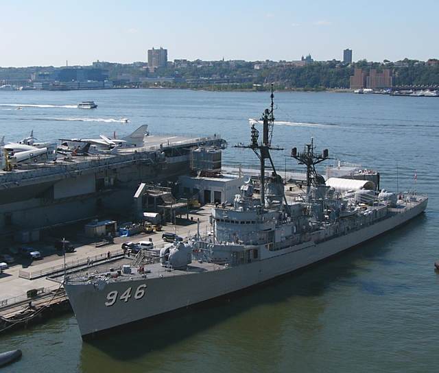 The USS Edson destroyer at the Intrepid Museum