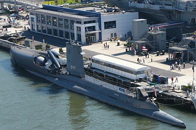 USS Growler submarine at the Intrepid Museum