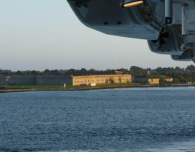 Another look at Fort Adams in the sunset