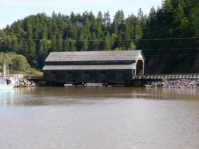 Another covered bridge - this one in St Martins.
