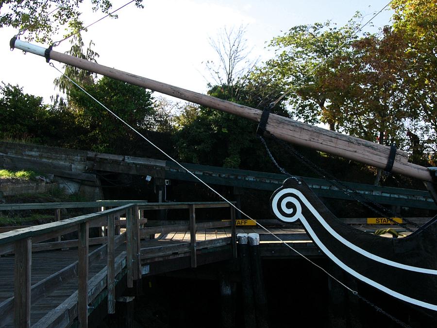 The prow of the S.S. Beaver