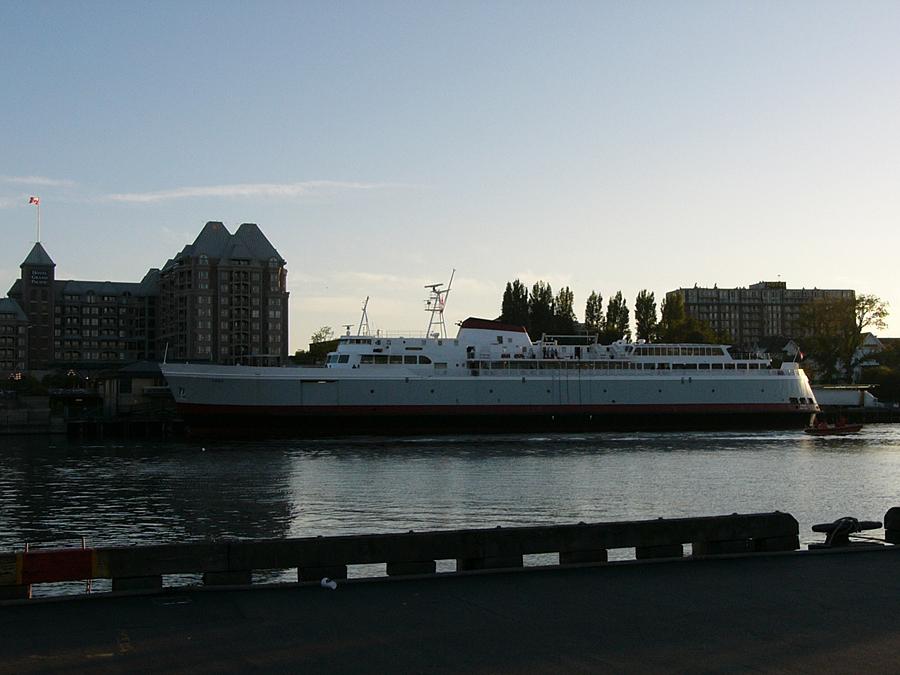 One of the huge Coho Ferries (Black Ball Transport)