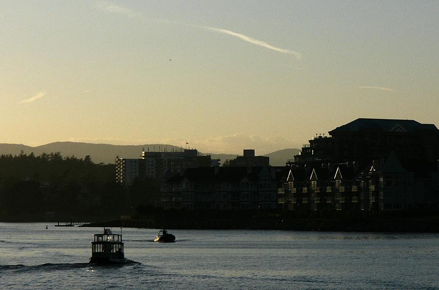 Sunset on the Inner Harbour, with Harbour Ferry