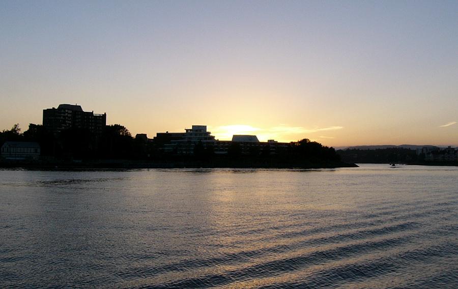 Sunset over the Inner Harbour