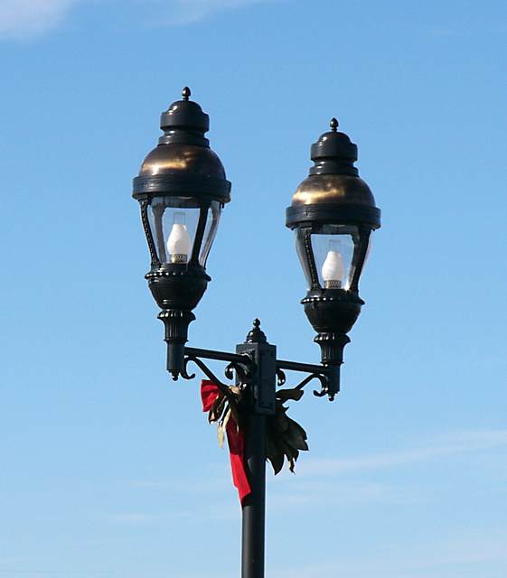 Street lamps, downtown Paducah